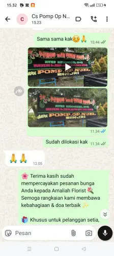 Testimonial Papan Bunga jayapura